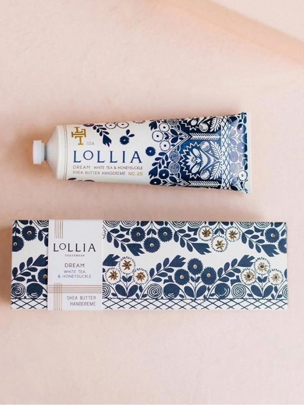 NIB Lollia Dream Shea Butter Handcreme 4 oz White Tea & Honeysuckle Margot Elena
